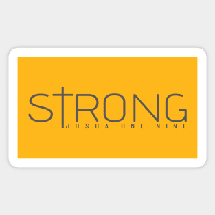 STRONG - Josua 1:9 | Bible Quotes Sticker